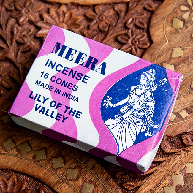 Meera コーン香 Lily of Valley （スズラン）の香り 2 - パッケージ面を見てみました。