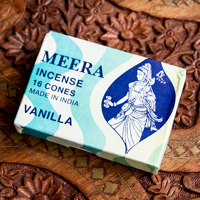 Meera コーン香 Vanilla （バニラ）の香り 2 - パッケージ面を見てみました。