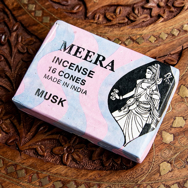 Meera コーン香 Musk （ムスク）の香り 2 - パッケージ面を見てみました。