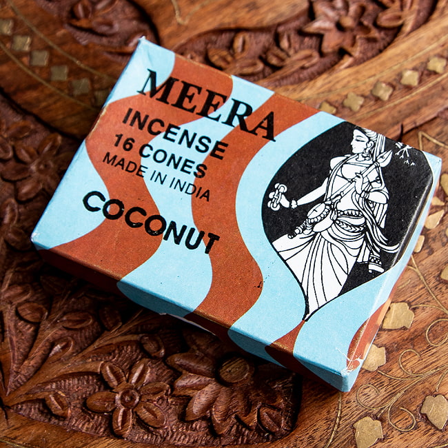 Meera コーン香 Coconut （ココナッツ）の香り 2 - パッケージ面を見てみました。
