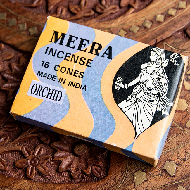 Meera コーン香 Orchid （蘭）の香り 2 - パッケージ面を見てみました。