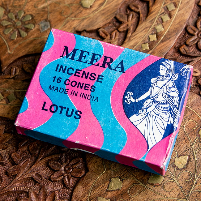 Meera コーン香 Lotus （蓮）の香り 2 - パッケージ面を見てみました。