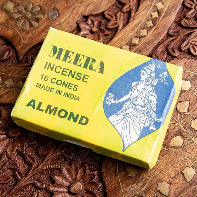 Meera コーン香 Almond （アーモンド）の香り 2 - パッケージ面を見てみました。