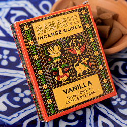 ナマステ香シリーズ　バニラの香り　NAMASTE　NATURAL INCENSE CONES - サブ2