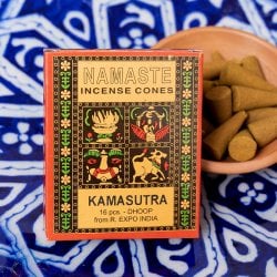 ナマステ香シリーズ　カーマ・スートラ香　NAMASTE　NATURAL INCENSE CONES(IND-INS-945)