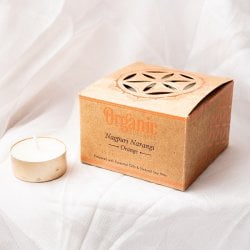 【12個入】ソイワックスのアロマキャンドル - Organic GOODNESS  -Nagpuri Narangi - Orange