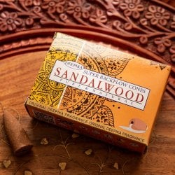 Deepika backflow 流川香 倒流香 コーン香 Sandal Wood