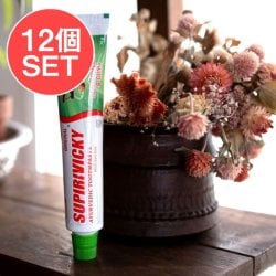 【12個セット】シダレッパ　スピルビッキー　オリジナル　歯磨き粉 - Supirivicky Original Ayurvedic Toothpaste 70gの数割選択写真