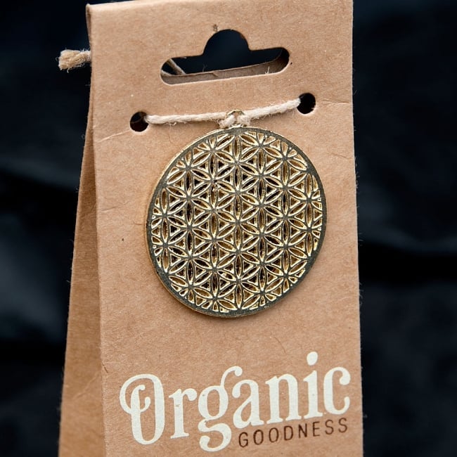 【6個セット】お香立つきOrganic Goodnessコーン香ギフトセット - ジャスミン 4 - Flower of Lifeの部分を拡大しました