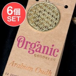 【6個セット】お香立つきOrganic Goodnessコーン香ギフトセット - アラビアン・ウードの数割選択写真