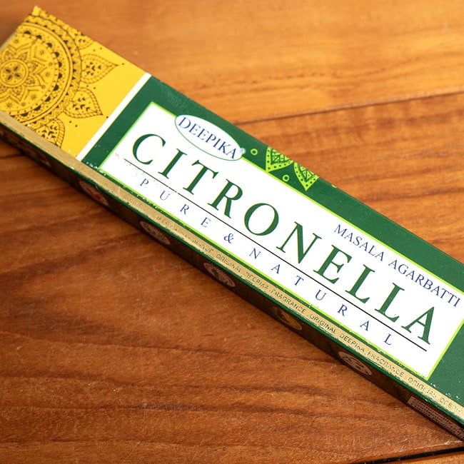 【24個セット】Deepika シトロネラ香 CITRONELLA 3 - パッケージの拡大写真です