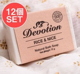 【送料無料・12個セット】Ｄｅｖｏｔｉｏｎ　ナチュラル　チャーバル　バス　ソープ[75g](SET-COSM-101)