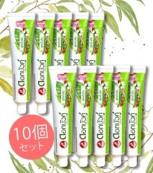 【10個セット】Dok Bua Ku ハーバル トゥースペースト オリジナル - HERBAL TOOTHPASTE ORIGINAL 25g(SET-COSM-139)
