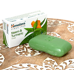 【送料無料・6個セット】ヒマラヤ ニーム&ターメリック 石鹸 Neem & Turmeric Soap 75g【Himalaya Herbals】 - サブ2