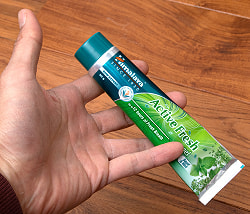 【送料無料・12個セット】インドのアーユルヴェーダ歯磨き粉 - アクティブフレッシュ Active Fresh Gel【Himalaya Herbals】 - サブ5