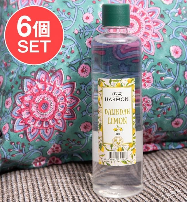 【6個セット・送料無料】レモン風味のアルコール - コロンヤ - DALINDAN LIMON - 400mlの写真1枚目です。セット,トルコ,アルコール,アルコール液,コロンヤ,手指液