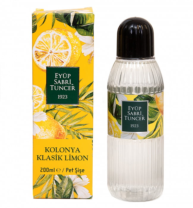 【6個セット】レモンの香りのアルコール - コロンヤ - KOLONYA KLASIK LIMON - 200ml 5 - 白背景で撮影しました
