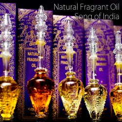 【自由に選べる5個セット】【5ml】ナチュラルフレグランスオイル   昔ながらの美しい吹きガラスボトル(SET-INSE-138)
