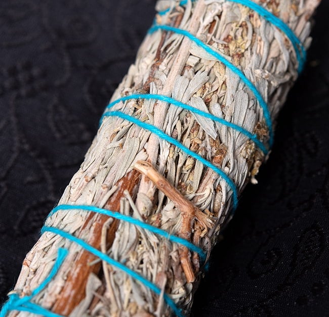 【10個セット】カリフォルニア ブルーセージ 無農薬 ワンド バンドル スティック [10cm  30g程度] 3 - アップにしてみました