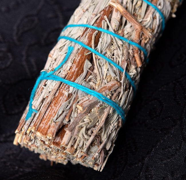 【10個セット】カリフォルニア ブルーセージ 無農薬 ワンド バンドル スティック [10cm  30g程度] 4 - 端っこはこんな感じです