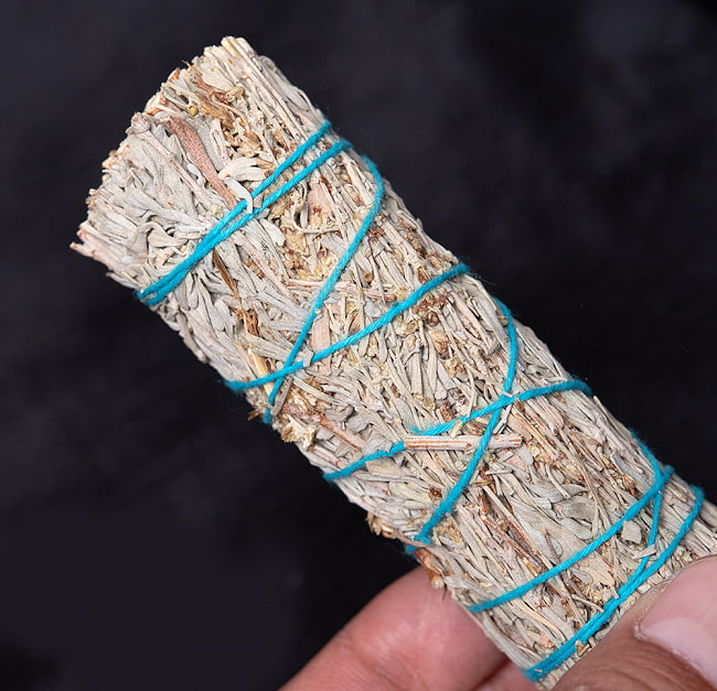 【10個セット】カリフォルニア ブルーセージ 無農薬 ワンド バンドル スティック [10cm  30g程度] 7 - 端っこはこんな感じです