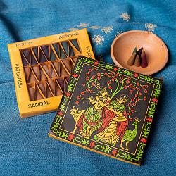 シヴァ神とクリシュナのお香　Bam Bam Bhole香＆NAMASTE香〔2箱セット〕ナチュラルインセンス　コーン香セット - サブ3