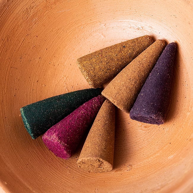 【12箱セット】シヴァへの祈りを込めたお香　Bam Bam Bhole香　〔6種の香り　36個入り〕　ナチュラルインセンス　コーン香セット 6 - 香りは6種類