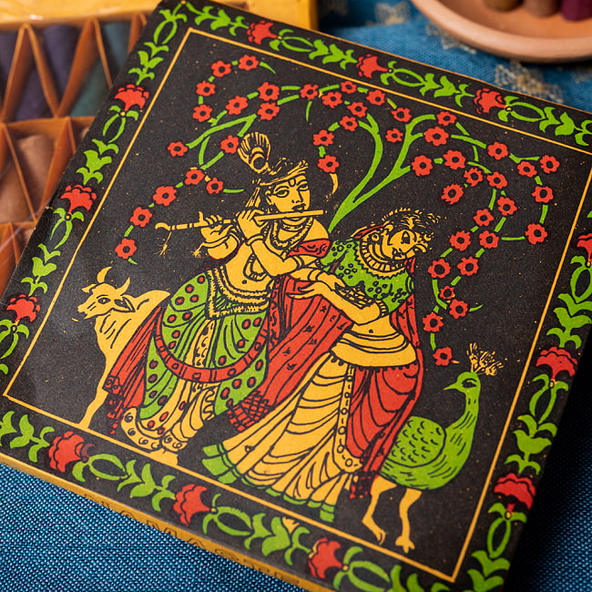 【12箱セット】深い愛の象徴　クリシュナのお香　NAMASTE香　〔6種の香り　36個入り〕　ナチュラルインセンス　コーン香セット 3 - パッケージ拡大写真です