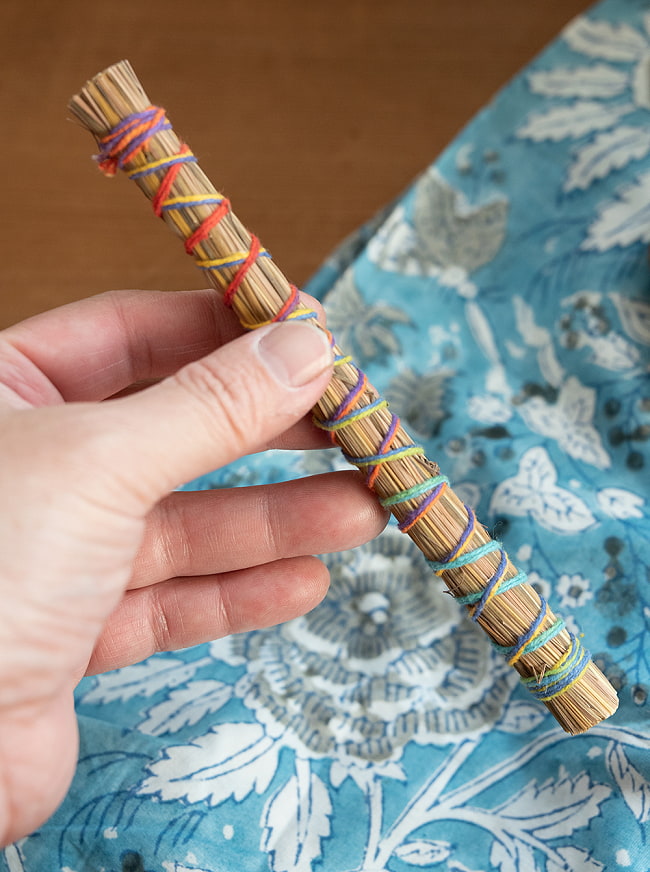 【5個セット】聖なるハーブ　スウィートグラス お香 スマッジング 浄化 6 - これくらいの長さです