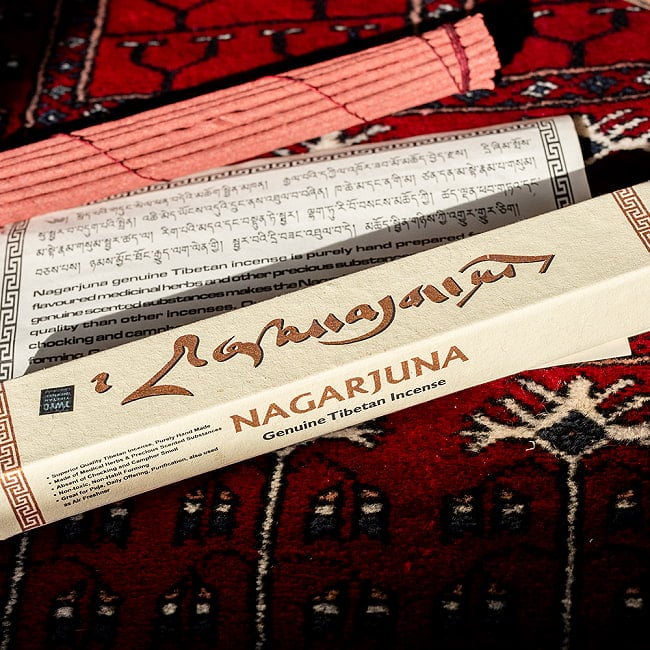 【6個セット】高級チベット香　ナーガールジュナ　龍樹香　NAGARJUNA Genuine Tibetan Incense　古代インドの仏教僧をモチーフにしたチベット香 5 - パッケージも良い雰囲気