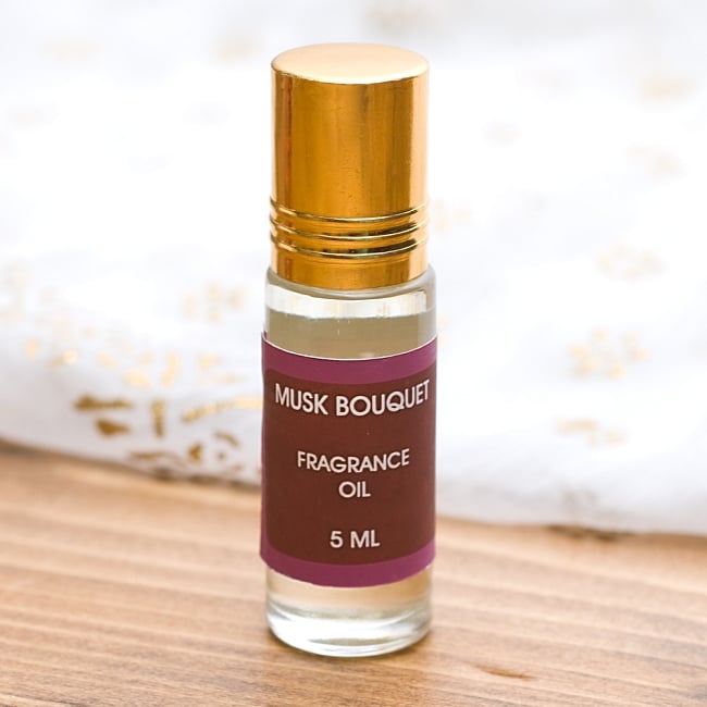 【6個セット】ムスク(MUSK BOUQUET)の香り - オウロシカアロマオイル　CENTENARY 3 - 可愛いミニボトルです