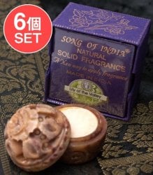 【6個セット】クリーム・フレグランス[ソープストーン] - スズランの商品写真