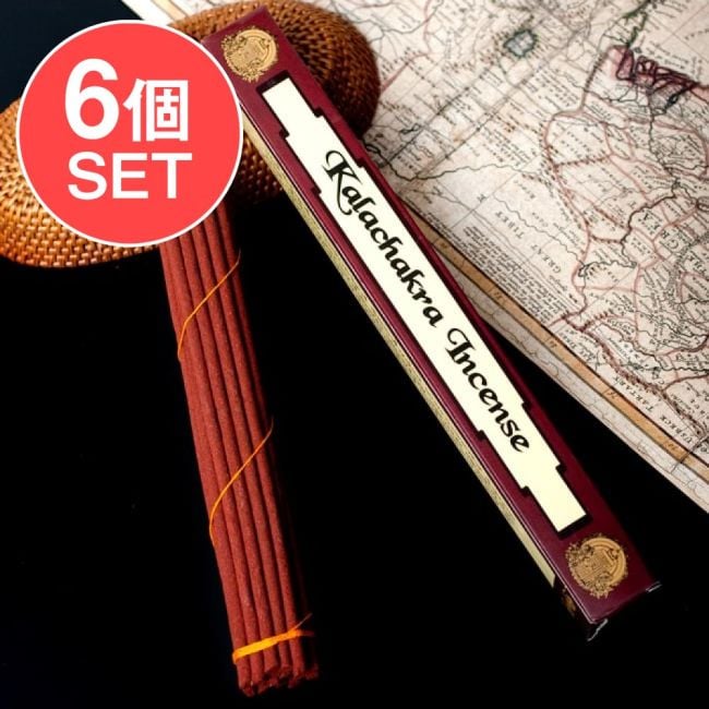 【6個セット】Kalachakra Incense カーラチャクラ香（通常サイズ）の写真セット,チベット香,お香,インセンス,Kalachakra Incense