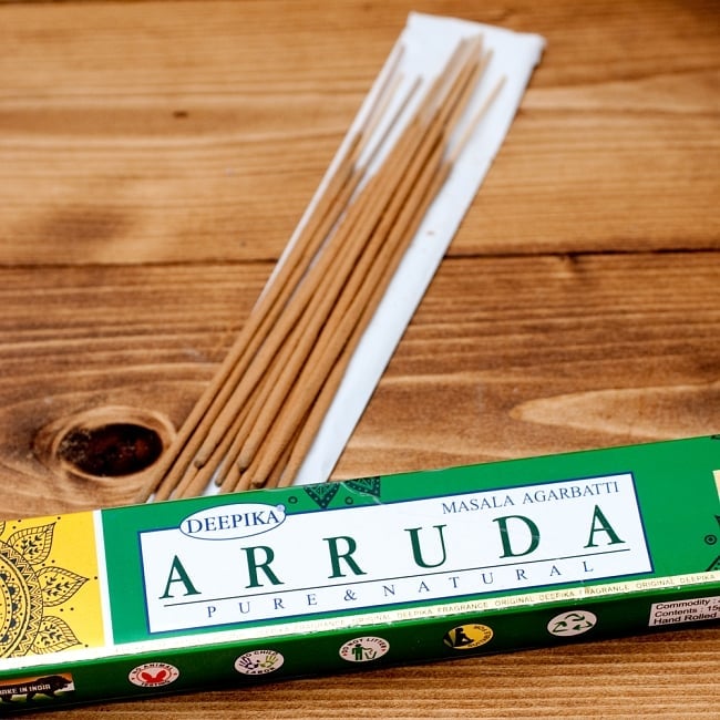 【6個セット】Deepika ヘンルーダ香 Arruda 3 - パッケージの拡大写真です