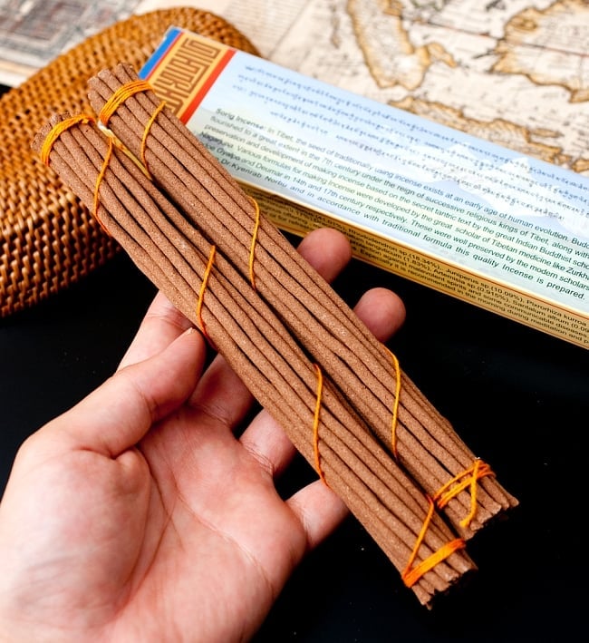 【6個セット】【約40本入り】Sorig チベタンインセンス【メン・ツィー・カンのお香】 7 - ずっしり沢山はいっています
