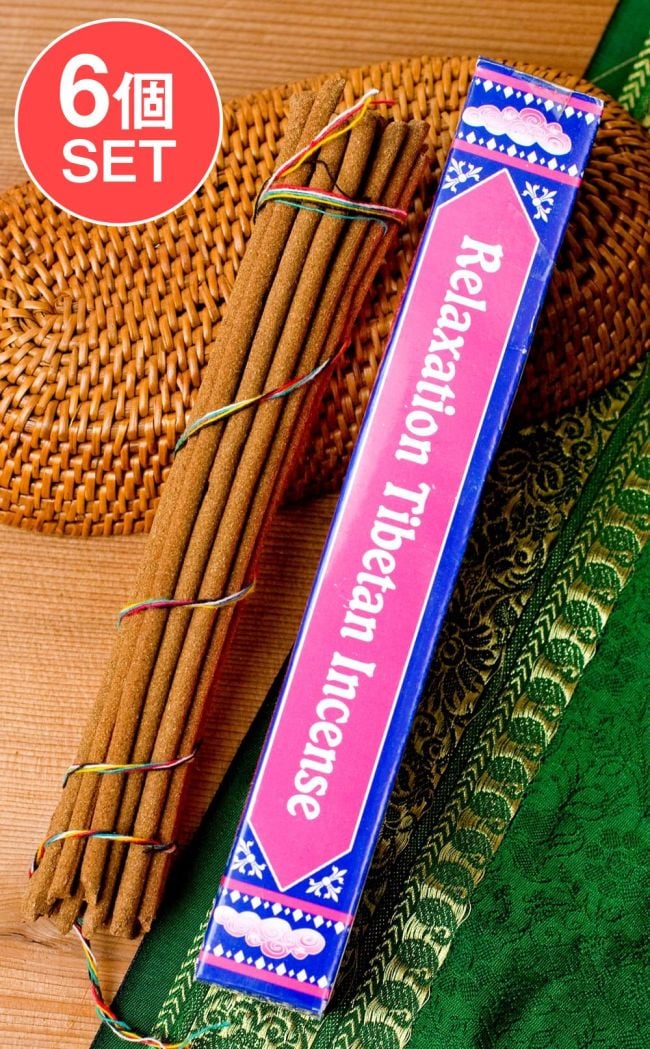 【6個セット】Relaxation Tibetan Incense -チベットリラクゼーション香の写真