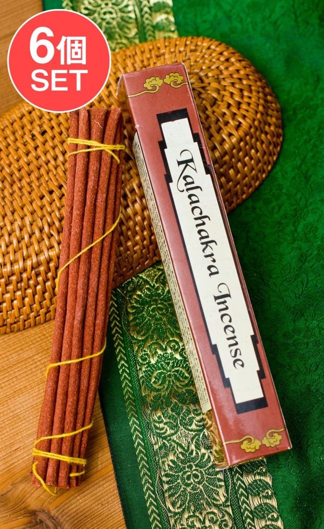 【6個セット】Kalachakra Incense-カーラチャクラ香(ミニサイズ）の写真セット,チベット香,お香,インセンス