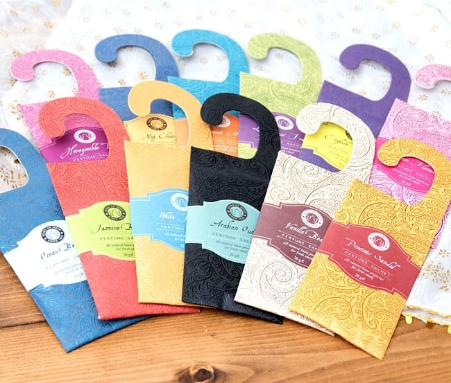 【6個セット】Song of India - サシェ(香り袋) - プレシャス サンダル 6 - 他にも素敵な香りのラインナップがございます!ぜひご覧くださいませ。