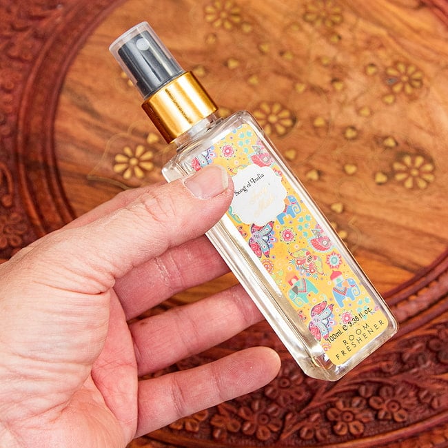 【6個セット】ルームフレッシュナー - Song of India - アイボリー・ムスク 6 - サイズ比較のために手に持ってみました