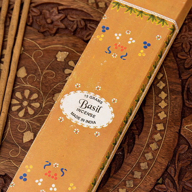 【6個セット】FLORA AGARBATI香 - Basil（バジル） 3 - パッケージの拡大写真です