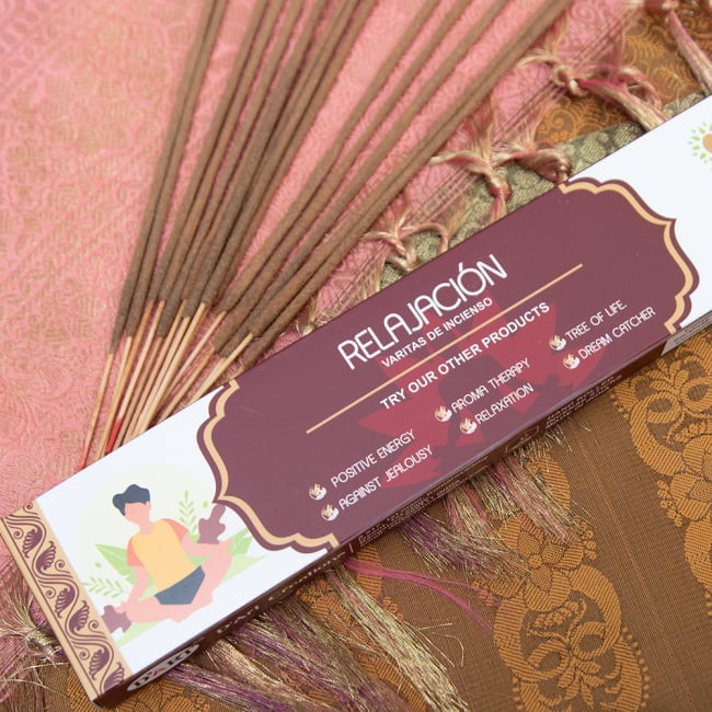 【6個セット】D‘ART - Ayurveda Collection香 - Relaxation 3 - 裏はスペイン語で香りの名前が書かれています