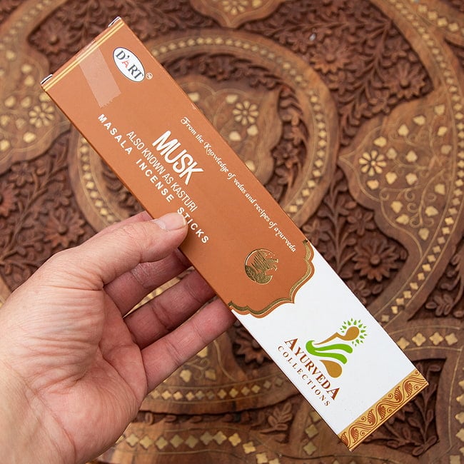 【6個セット】D‘ART - Ayurveda Collection香 - MUSK香 5 - 一般的なお香のサイズです。