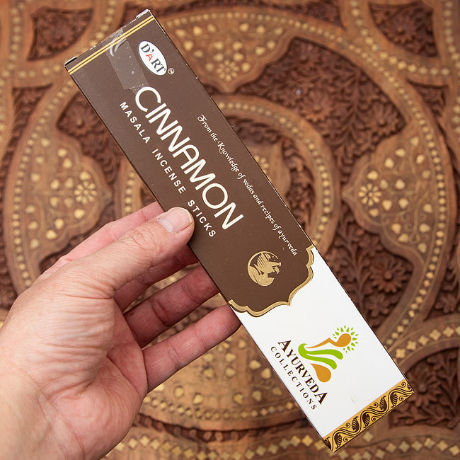 【6個セット】D‘ART - Ayurveda Collection香 - CINNAMON香 5 - 一般的なお香のサイズです。