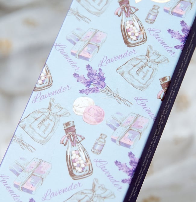 【6個セット】Song of India - Little Pleasures香 - FrenchLavender 5 - パッケージ表面の拡大写真です