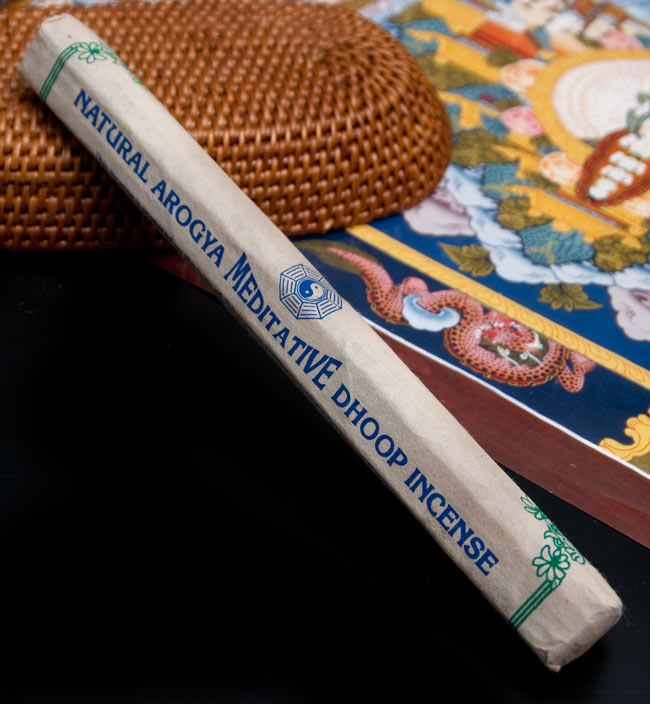 チベット香6本セット 2 - Natural Arogya MADITATIVE DHOOP INCENSE - メディテイティブ香の写真です