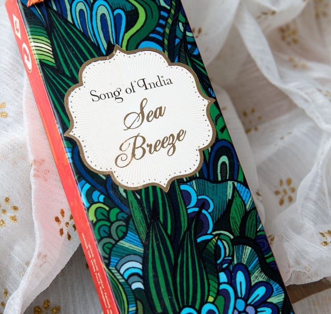 【6個セット】Song of India - Little Pleasures香 - SeaBreez 3 - 斜めからパッケージを撮影しました