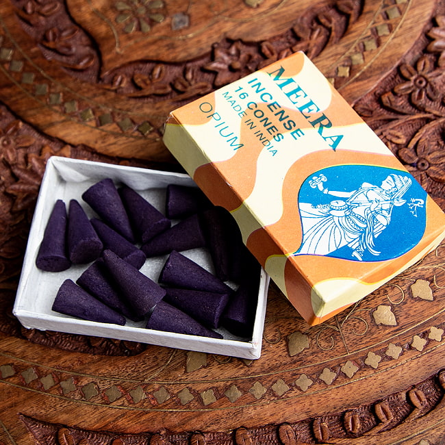 【6個セット】Meera コーン香 Opium （阿片）の香り 4 - 内容量はこれくらいになります。