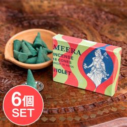 【6個セット】Meera コーン香 Violet(スミレ)の香りの画像