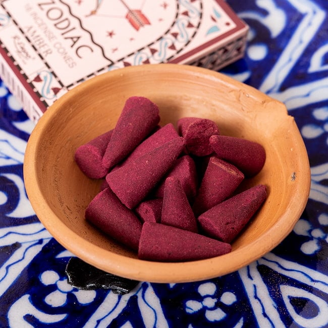 【6個セット】〔いて座〕アンバーの香り ゾディアック 黄道十二星座のコーン香 5 - コーン香タイプです