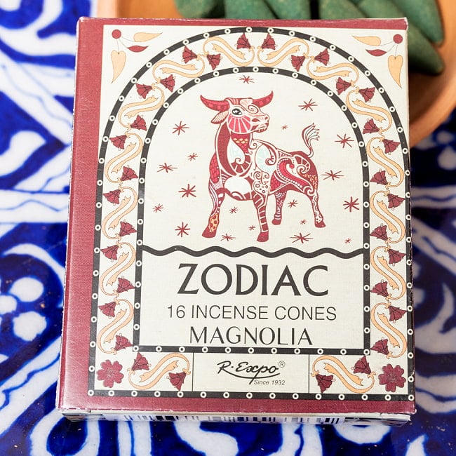 【6個セット】〔おうし座〕マグノリアの香り ゾディアック 黄道十二星座のコーン香 3 - パッケージ拡大写真です